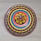 1940s  Wyandotte Spinning Tin Top Toy Girls Boys Baseball Cowboys Parts Only
