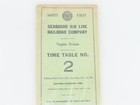 Sal Seaboard Air Line Railroad Virginia Division Employee Timetable  2 - 1955