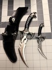 Fantasy Dagger Set - 2 Piece Ornate Dragon Claw Knives With Dual Sheath