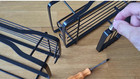 2x Triangular Corner Shower Caddy Organizer Shelf Bathroom Storage   Bath Holder