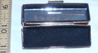 Rhinestoned Jeweled Black And Gold Lipstick Case