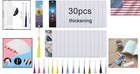 Personalized 30 Pcs Aluminum Bookmarks With Colorful Tassels - Ideal Gift Set
