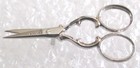 Vintage Gingher Mini Sewing Scissors Sterling Silver Advertising Pin - Germany