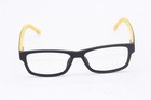 Lacoste L2707 002 Black Yellow Authentic Designer Frames Eyeglasses 53-15