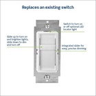Leviton Sureslide Dimmer Switch For Dimmable Led  Halogen And Incandescent Bulbs