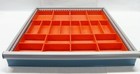 94 Pba Red Plastic Box Assortment - 2 Inch Deep Drawer Organizer  Toolbox