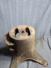 Antique Cast Iron Cream Separator Base Stand Steampunk Industrial Table Pedestal