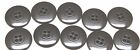 Wwii Us Green Plastic Overcoat Buttons 1 1 8in 28mm 45l Lot Of 10 B4227