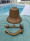 Vintage Perko 150-12 Cast Bronze Ship s Fog Bell    Nice Patina 