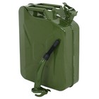 3x5 Gallon Jerry Can Portable 20l Metal Oil Gas Tank Tank Gasoline Storage Green