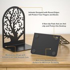 Bookends 1 Pair  Black Metal Book Ends  Bookends For Shelves  Unique Decor