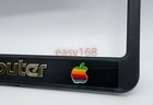 New Vintage Apple Computer License Plate Frame 1980s Employee Owned Mac Rare