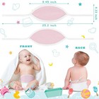 Hoolerry 8 Pcs Baby Belly Band Newborn Infant Comfort Cotton Belly Binder Wraps