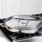 D3 Stainless 3-ply Bonded Cookware  Sunday Supper Pan With Lid  7 Quart 1764