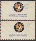 1933 Pair Of Pilot Signed Flight Covers Rae - Camsell River Nwt  3349 C