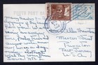 Dominican Republic 1953 Two Values On Real Photo Postcard To Usa  Trujillo