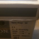 Stetson Open Road Xxx6xxx Silverbelly Western Hat Size 7 1 8 2 3 4  Brim