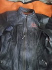  Harley-davidson Woman s Xl Extra Large Used Leather Jacket