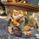 Disney Parks Seven Dwarfs Plastic Figurines Play Set With Carrying Case