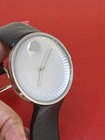 Authentic Movado Edge Quartz  Stainless Steel Watch For Men Unique Dial