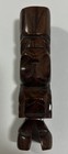 Vtg Wood Tiki Hand Carved Statue 5    Hawaiian Hawaii Waikiki Woods Milo Figurine