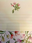 Punch Studio Floral Lined Magnetic List Pad With Gold Edges  100 Sheets New