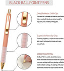 Ballpoint Pens Black Medium Point 1mm Pen With Super Soft Grip Ball Point Pen Fo