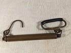 Vtg Chatillon New York Brass Hanging Handled Spring Scale 50 Lb  Capacity In-50