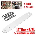 14  Chainsaw Bar And Chain 3 8 Lp X  050 X 50 Drive Links - Fits Stihl Saws