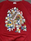 Vtg 80s Teddy Bear Beary Lovely Animal Sweatshirt Crewneck Women s Xl Christmas