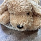 Aurora Tan Puppy Dog Floppy Plush 16     Soft Laying Down Stuffed Animal