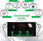 Server Aprons With 3 Pockets - Waist Apron  Waitress Apron For Women And Man  Wa