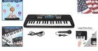 37 Keys Kid Toddler Piano Keyboard Musical Toys With Microphone