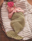 Precious Cocoons Annie s Crochet Patterns 871523 Newborn Owl Mermaid Sant New