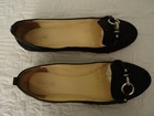 Coach Shoes Womens 10 5 Black Loafers Leather Flats Comfort Signature Casual