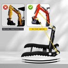 Hydraulic Thumb Clip For Mini Excavators Attachments Single Hole Metal Grab