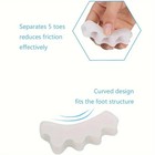 1-5 Pairs Toe Separator Bunion Corrector Silicone Straightener Orthopedic Spacer