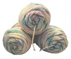 Bernat Super Value Yarn 3-skein-lot    twinkle     Each 5 Oz 275 Yd Green Blue Pink 