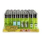 4x Clipper Butane Refillable Lighter Think Green _ Us Seller