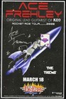 Ace Frehley Hand Signed Gig  Concert Poster 3 18  2008 Spokane Washington  Rare