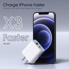 For Iphone 15 16 13 11  20w Fast Charger Block Usb Type C Wall Power Adapter Lot