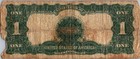 1899  1 Black Eagle Silver Certificate Us Note T99420145a - Circulated