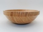 Handmade Curly Maple Bowl  Nice Size With Beautiful Stunning Figure    123