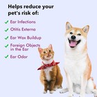Pet Ear Finger Wipes 60pcs - Dog   Cat Cleaning Pads  Gentle  Deodorizing  Safe