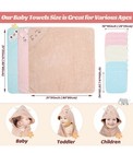 Super Soft Absorbent Baby Hooded Towels   Washcloths Set 12 Pack Animal Theme R   