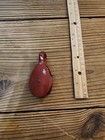 Vintage Cast Iron Single Block Pulley-red 3 -rustic Or Nautical Decor