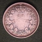 Canada - 1858 20 Cents - Old Cleaning retoning - Fine