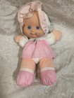 Puffalump Fisher Price Baby Doll Inside Rattle Pink 1994 Vintage Soft Body Plush