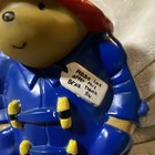 Paddington Bear 1995 Vintage 7 75  Vinyl Rubber Coin Bank With Stopper