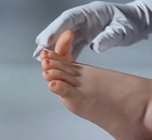 Luxury Platinum Silicone Female Plump fleshy Feet Mannequin 21 5cm toe Bendable